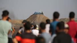 مسيرة العودة على حدود القطاع بعد مرور 100 يوم على المسيرة  (8).JPG