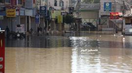 غرق منطقة مفترق جباليا
