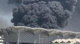 صورة من مكان الحريق