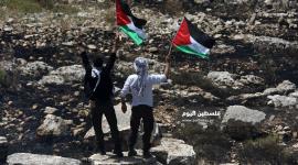 مسيرة سلمية ضد التوسع الإستيطاني ومصادرة الأراضي في قرية قوصين غرب نابلس (10)