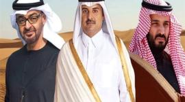 تميم وبن سلمان وبن زايد