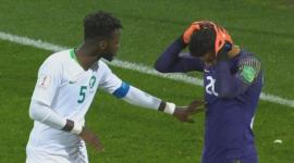 صورة من مباراة السعودية ومالي