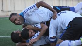 فرحة فريق بلاطة