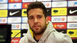 جوردي ألبا مدافع برشلونة الاسباني
