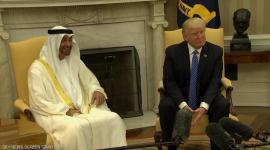 ترامب يستقبل بن زايد في البيت الابيض