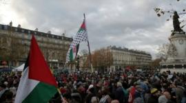 جانب من المظاهرات المنددة بقرار ترامب