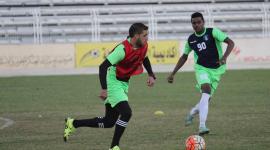 محمد بركات يتدرب مع الشعلة السعودي