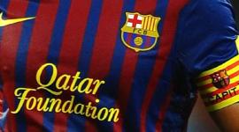 برشلونة وشعار الشركة القطرية