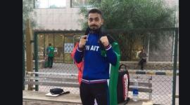 لاعب منتخب الكويت للكيك بوكسينغ عبدالعزيز مراد.JPG