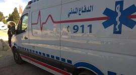 حادث الطريق الصحراوى اليوم الاردن