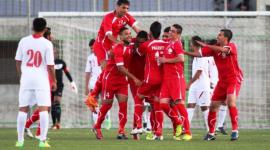 أحد مباريات المنتخب الأولمبي الوطني