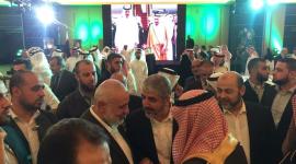 قادة حماس في السفارة السعودية في قطر