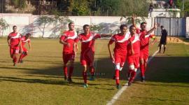 فرحة لاعب بيت لاهيا بالفوز