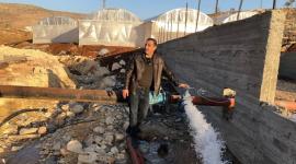 هدم بئر في طوباس