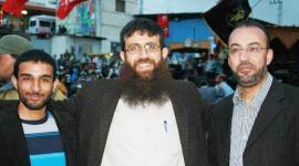 الشهيد محمد الطريفي إبان الافراج عن الشيخ خضر  عدنان