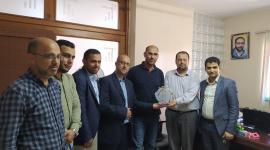 الدائرة الاعلامية بحركة الجهاد الاسلامي تكرم إذاعة صوت الأسرى