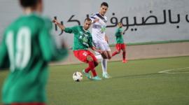 صورة من المباراة ..