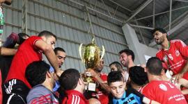 خدمات جباليا بطلاً لكرة الطائرة