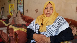  السيدة ابتسام القرا تضرب عن الطعام