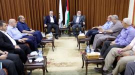 وفد الجهاد يلتقي اسماعيل هنية