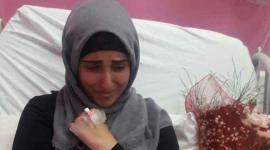 نداء أبو دقة داخل مستشفة مسلم برام الله