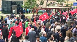 مسيرة في تركيا دعما لمسيرات العودة (3)