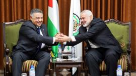 هنية والوفد المصري رفيع المستوى