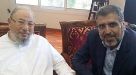 الدكتور رمضان شلح والشبخ القرضاوي