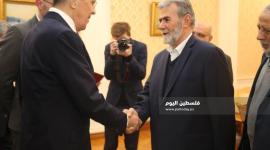 القائد زياد النخالة يلتقي سيرغي لافروف ومسؤولين روس
