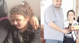 ليان ووالدها الشهيد بهاء ابو العطا