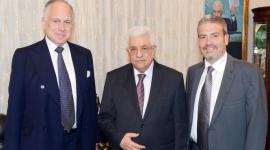 لقاء عباس مع رئيس المؤتمر اليهودي العالمي