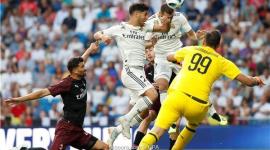 ريال مدريد وميلان في كاس سنتياغو برنابيو