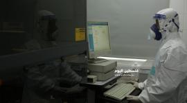 فحص كورونا بغزة  (8).JPG