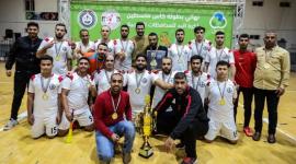 دير البلح بطلاً لكأس اليد  وجوال