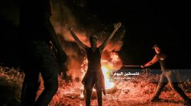 مظاهرة على حدود غزة