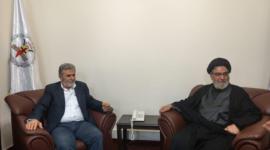 النخالة يستقبل وفد من حزب الله1
