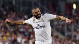 كريم بنزيما نجم ريال مدريد الاسباني