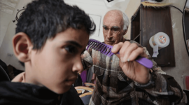 صورة لاقدم حلاق في غزة