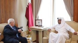 عباس والامير القطري