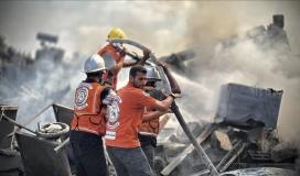 الدفاع المدني بغزة