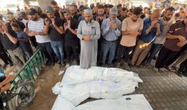 وداع قصف شهداء شهيد