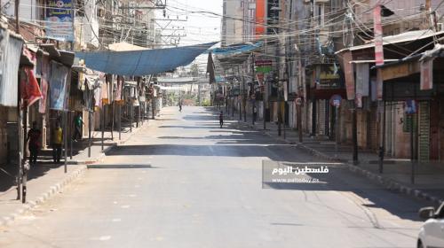 حظر التجوال بغزة