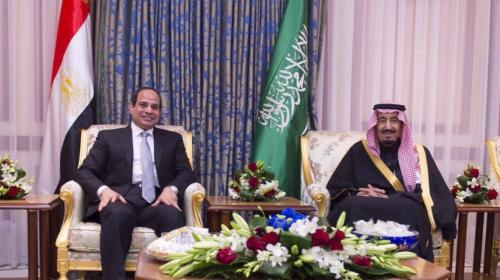 الملك السعودي والسيسي