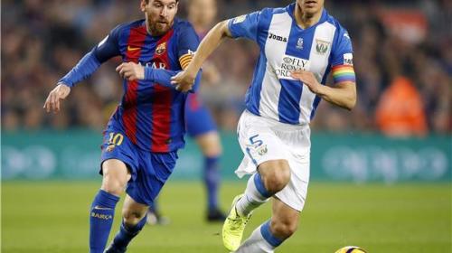  من مباراة برشلونة وليجانيس 