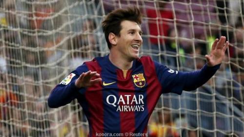 ليونيل ميسي لاعب برشلونة الإسباني