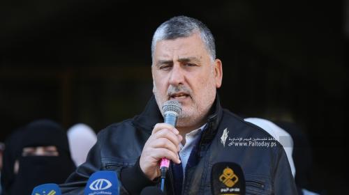 عضو المكتب السياسي لحركة الجهاد الإسلامي في فلسطين د. أحمد المدلل