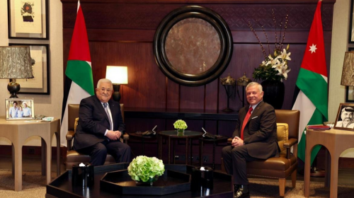 عباس وملك الاردن
