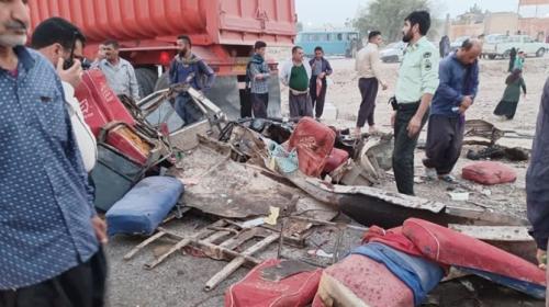 وفاة 16 شخصًا بحادث سير جنوب غرب إيران