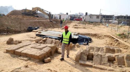 اكتشاف مقبر رومانية شمال غزة اليوم 2022