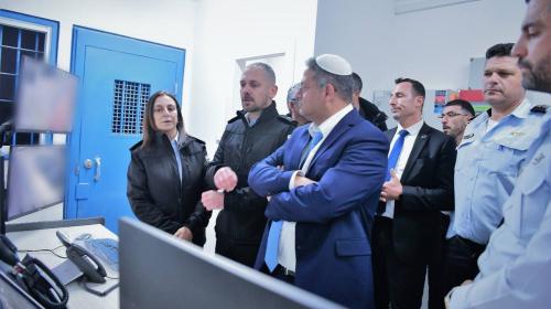 زيارة بن غفير لسجن نفحة